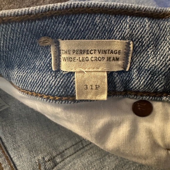 Madewell Perfect Vintage Wide Leg Crop 31P - Picture 8 of 9
